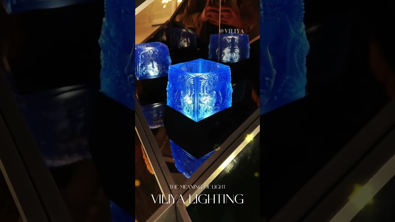 A deep-blue glow, a quiet kind of luxury.