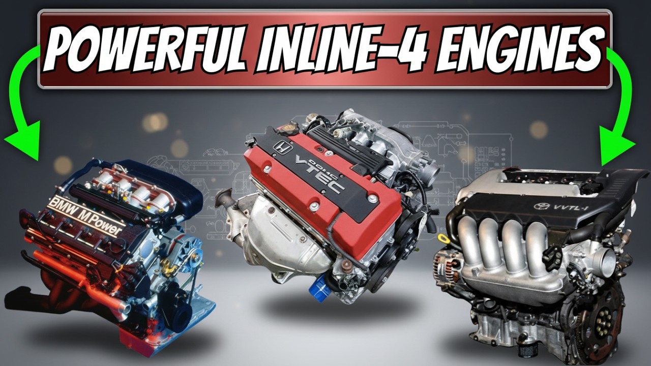 TOP 10 Most Powerful NA 4-Cylinder Engines (Up to 2.5L)