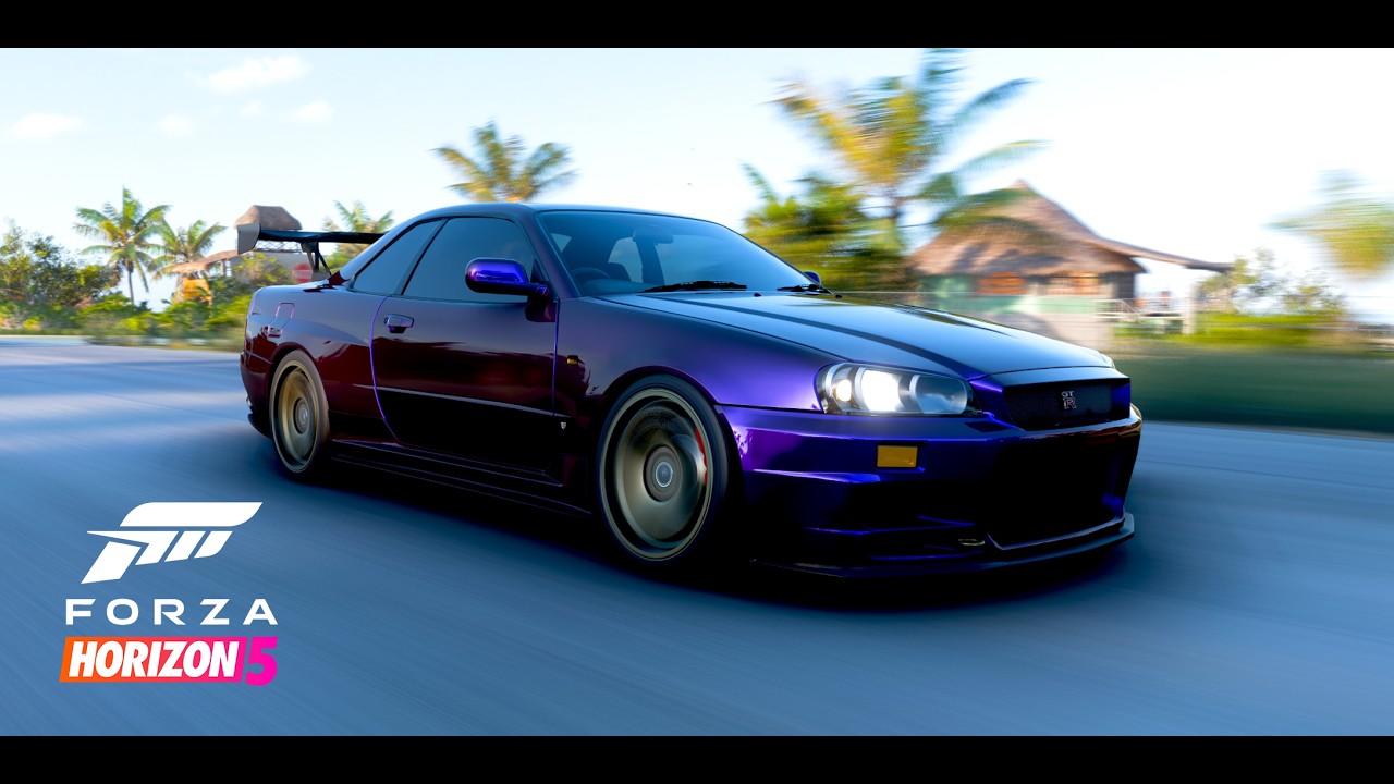 Nissan Skyline R34 Midnight Purple DRIFT  | Forza Horizon 5
