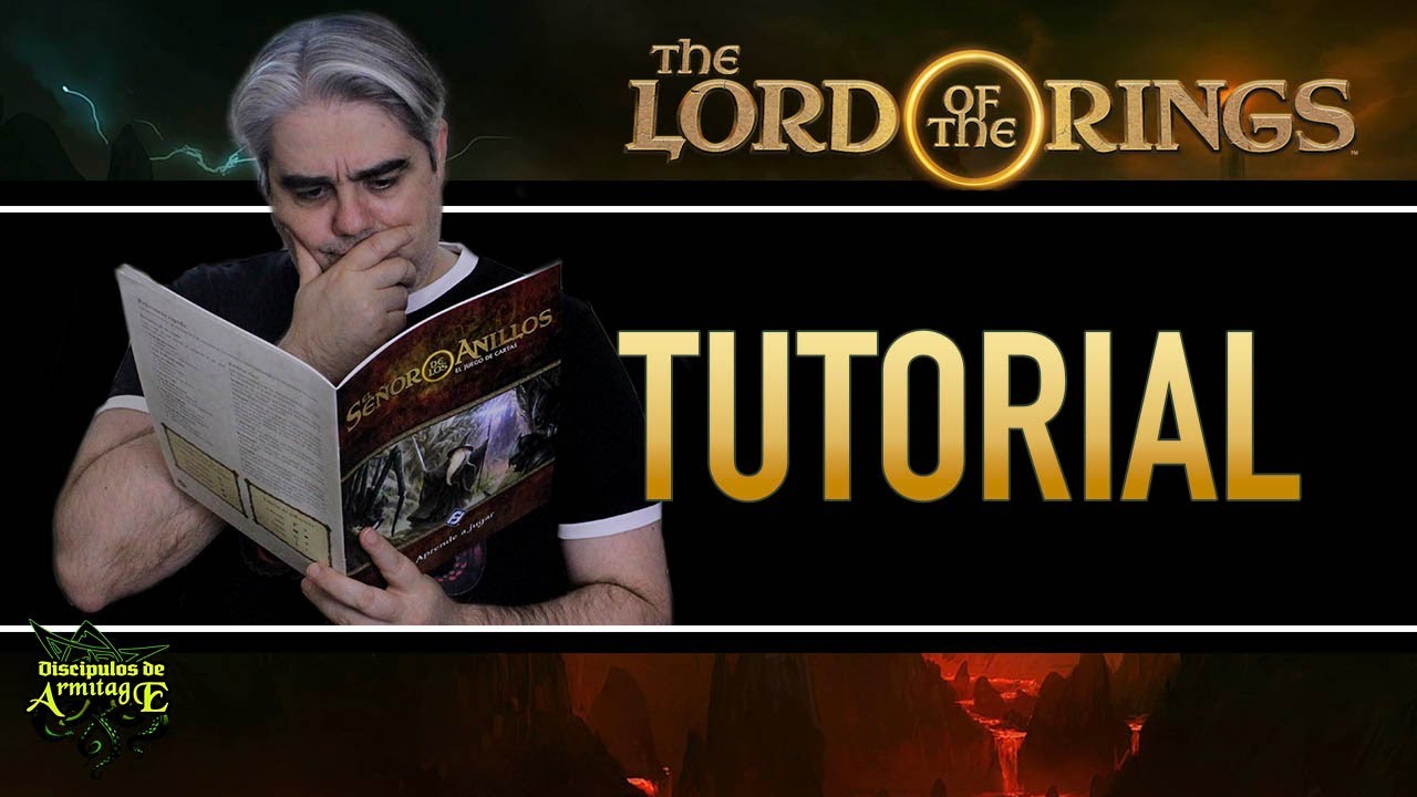 El SEÑOR de los ANILLOS lcg Cómo jugar. Edicion Revisada