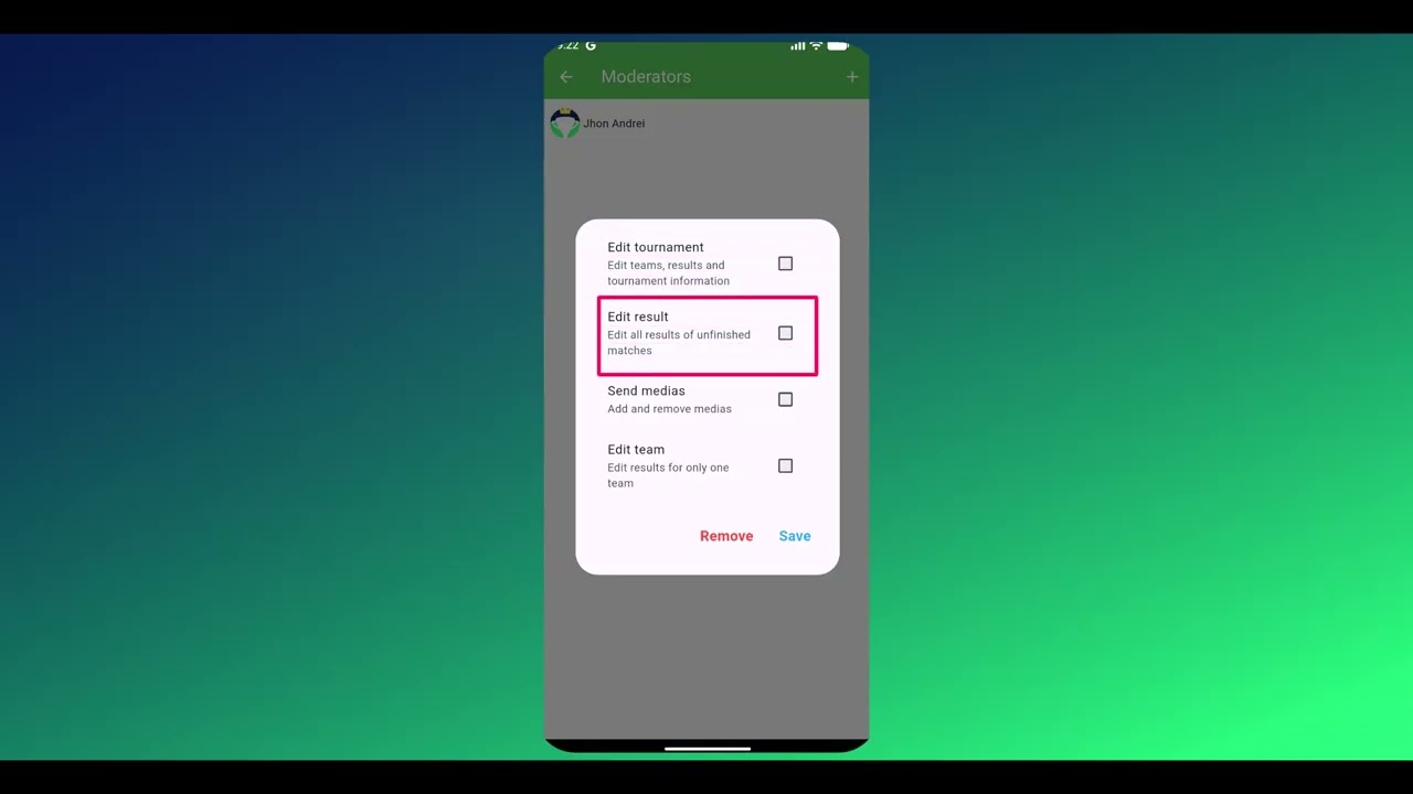 Tutorial: ADD MODERATORS - Easy Tournament App