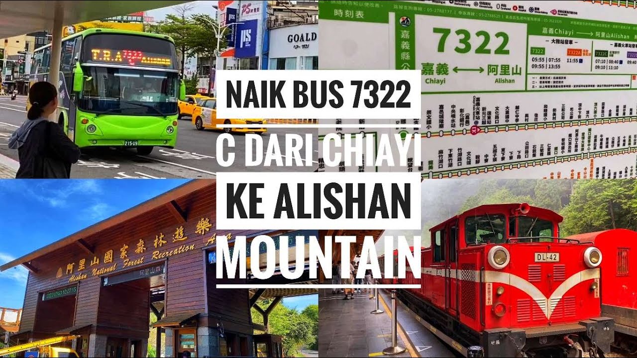 Cara Termurah ke Alishan Naik Bus 7322C Dari Chiayi Ke Alishan Mountain