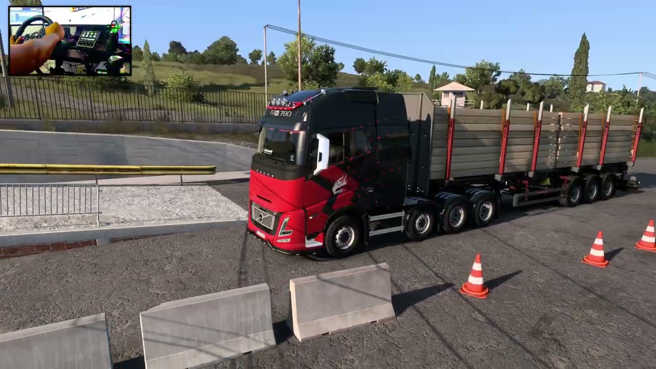 Euro Truck Simulator 2 1.57 | Volvo FH16 | Carga de Vigas de Madera