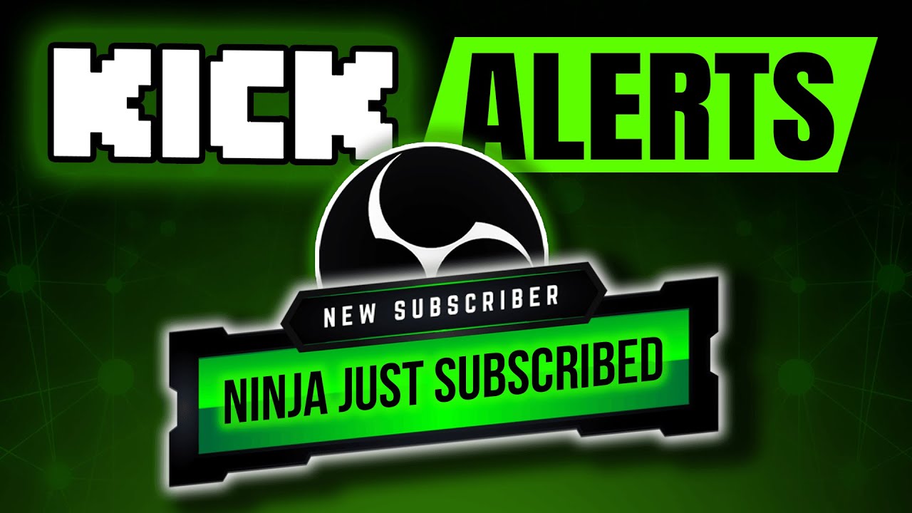Setup Kick Alerts using OBS Studio (Super Easy)