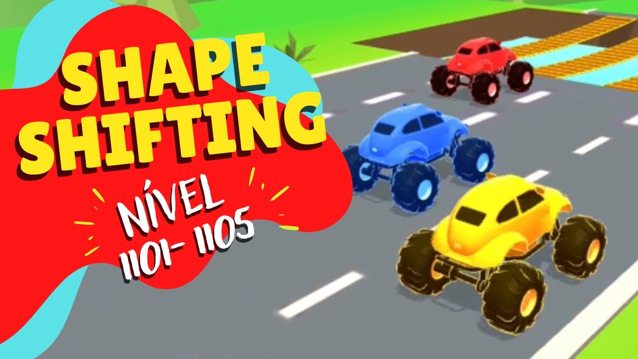 SHAPE SHIFTING All Levels Gameplay Walkthrough | Levels 1101-1105