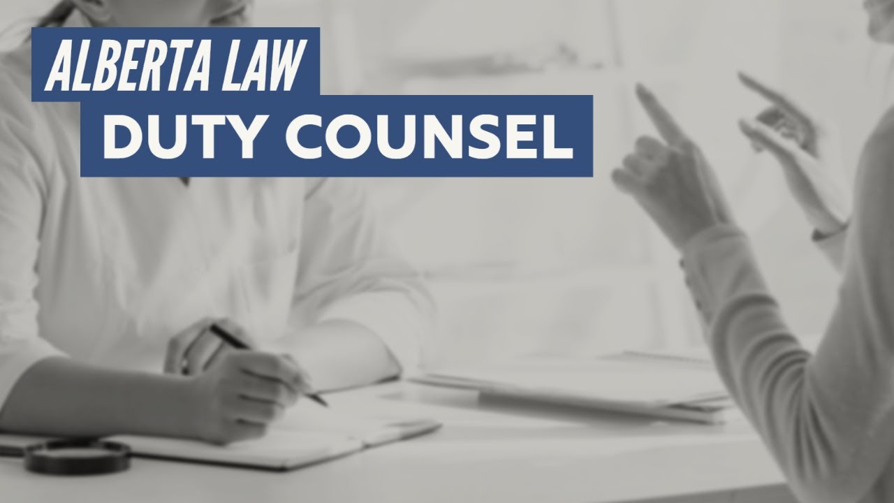 Duty Counsel