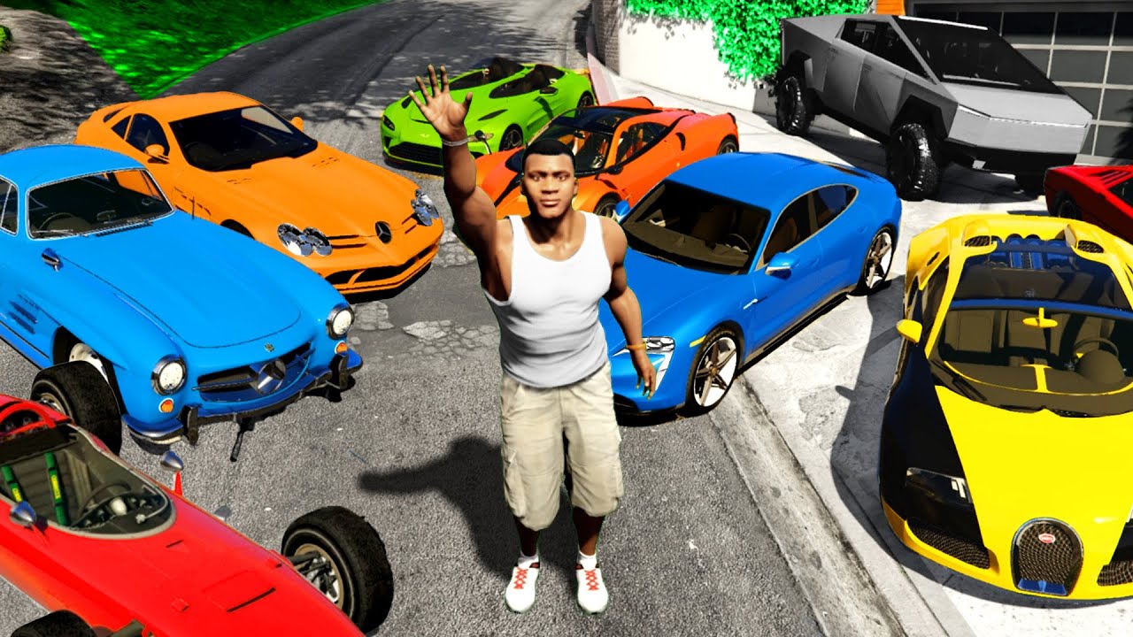 GTA 5 - ICH stehle SELTENE AUTOS! 🚗😱