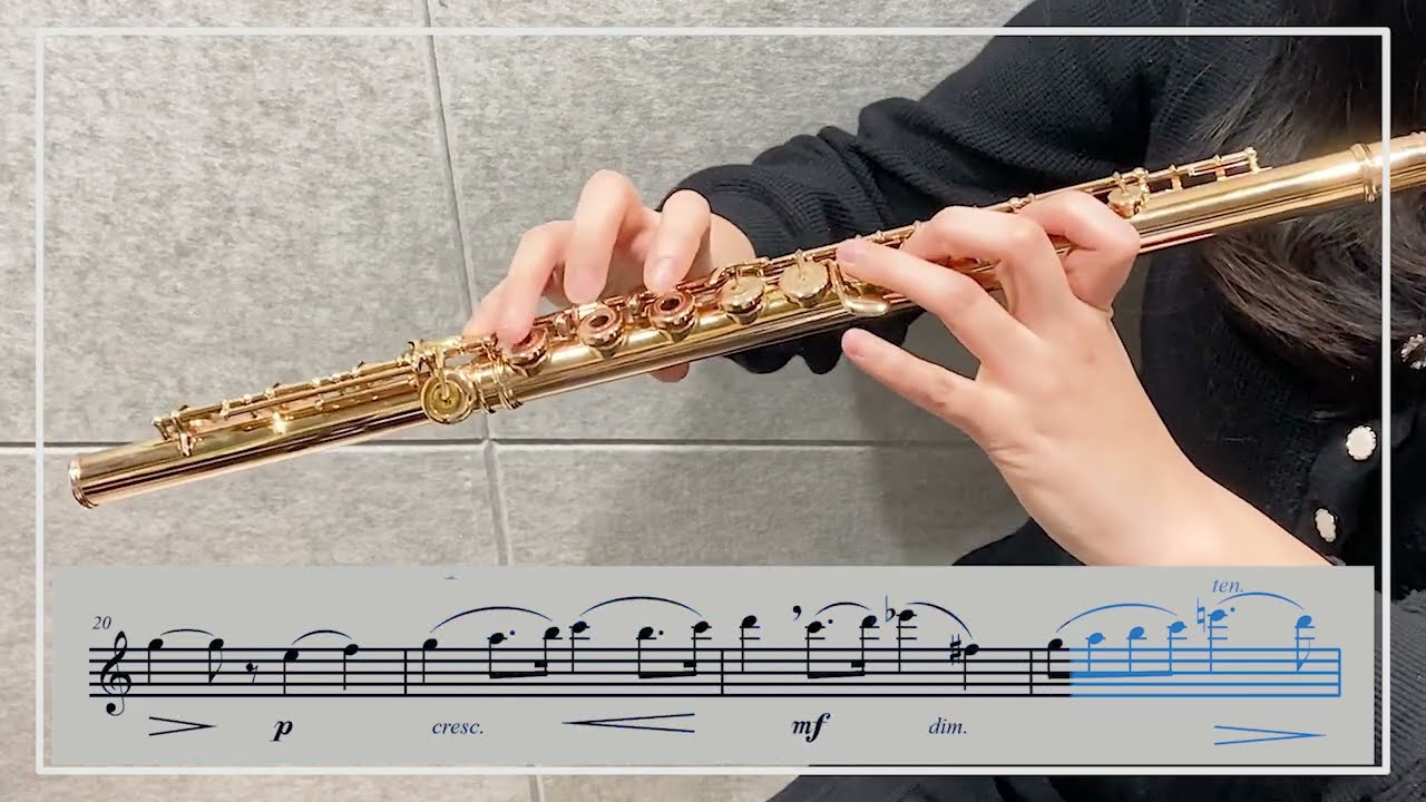 가리볼디 플루트 에튀드 Op. 131 1번 C Major