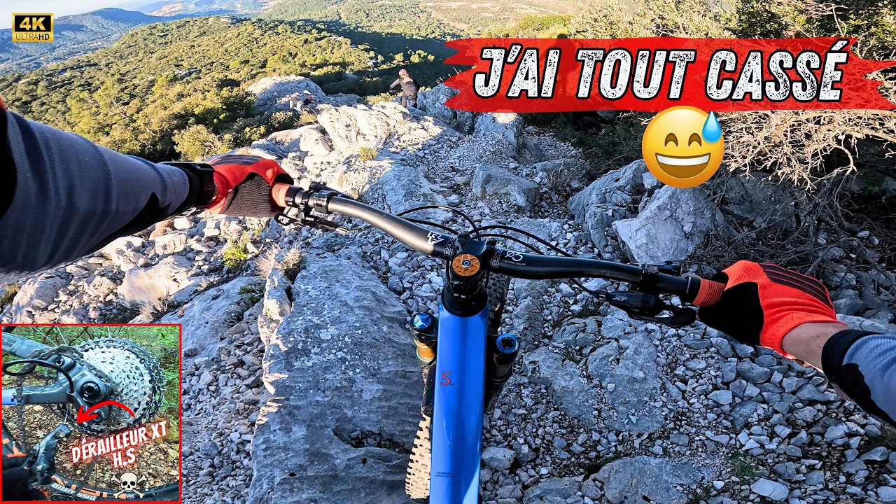 Sortie VTT au Coudon : On voulait progresser, on a tout cassé 😅 Var, Enduro VTT 83