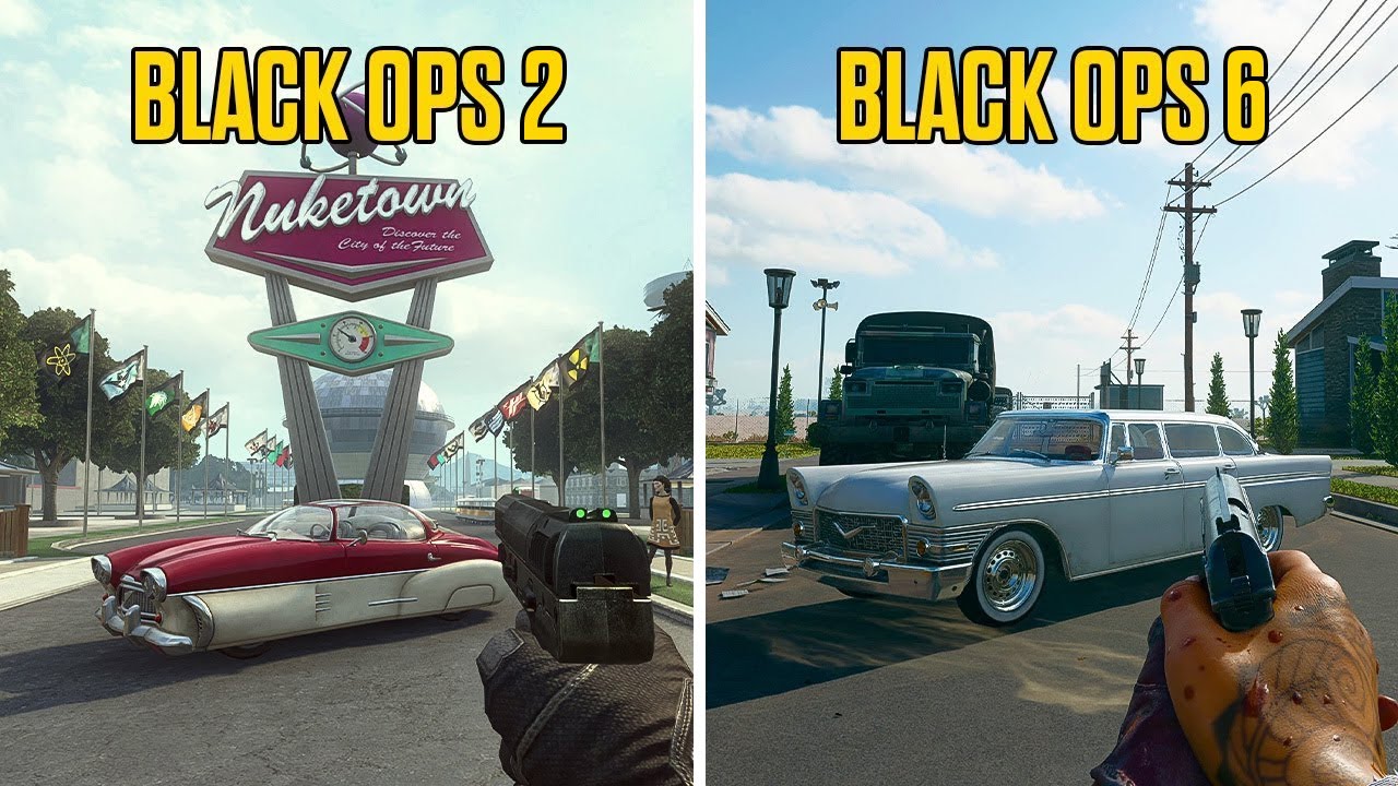 Nuketown Map Comparison - Black Ops 6 vs Black Ops 2