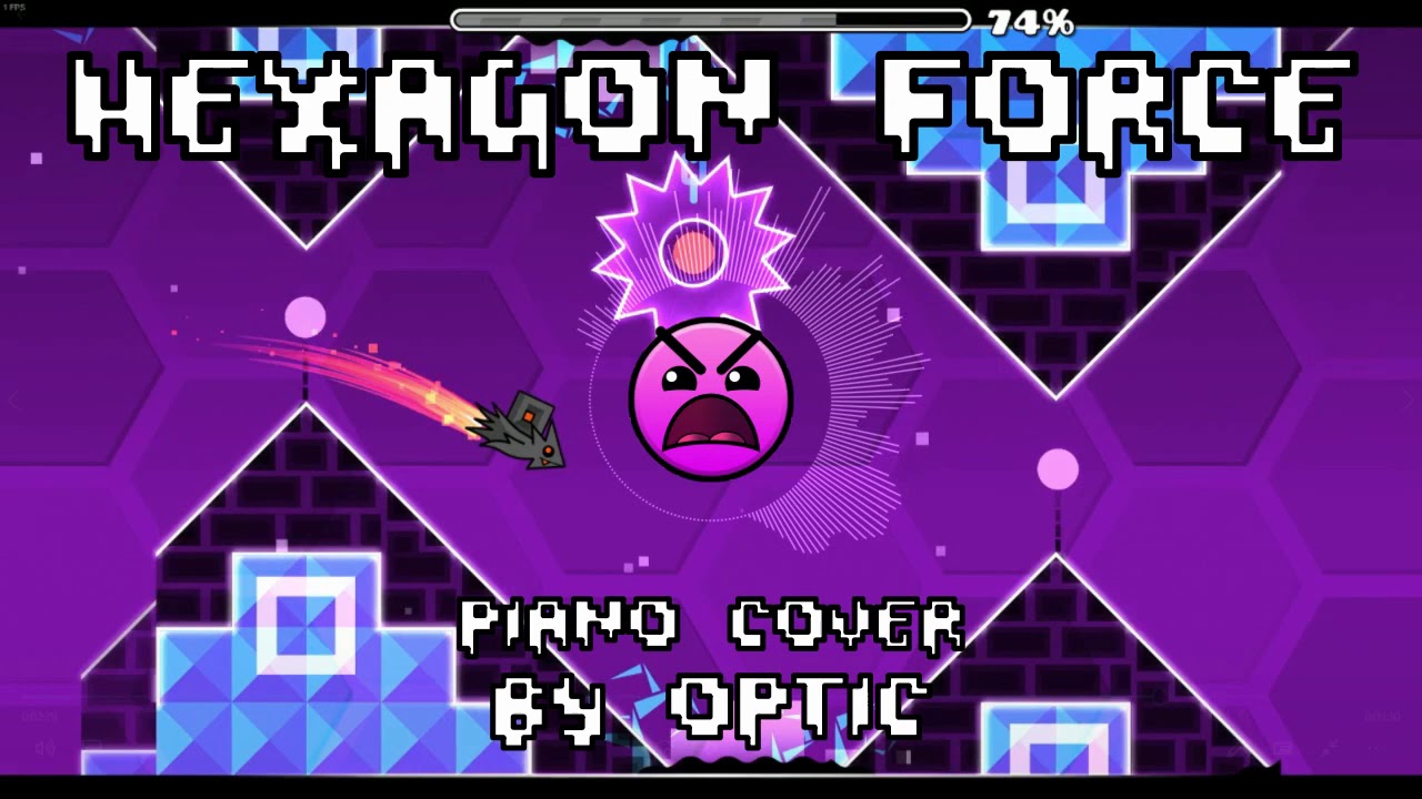 Hexagon Force by Waterflame - piano cover (full song)