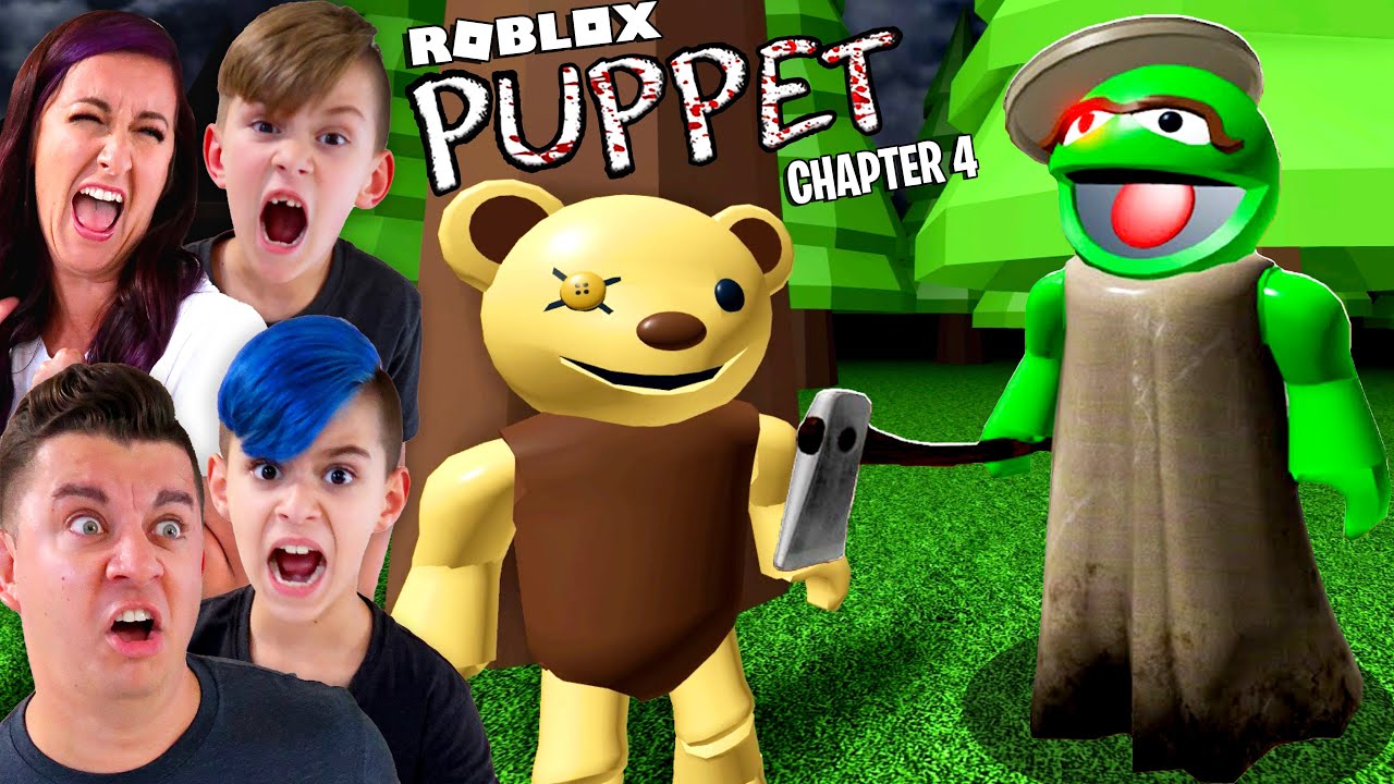 ROBLOX PUPPET ГЛАВА 4.. (Хижина на озере) Мы нашли новую куклу и сбежали от Оскара Ворчуна!