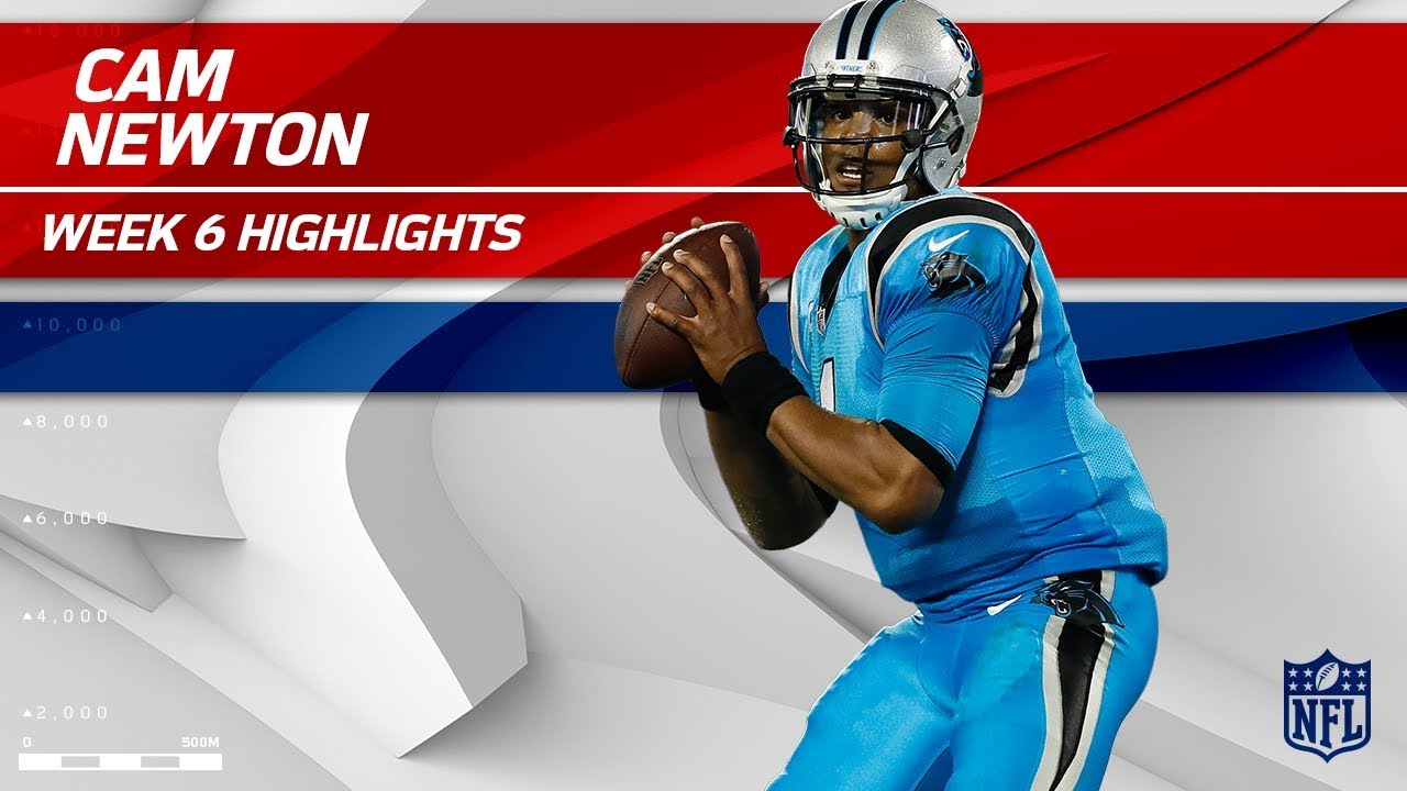 Cam Newton's 2 TDs & 310 Total Yards! | Eagles vs. Panthers | Wk 6 Player Highlights