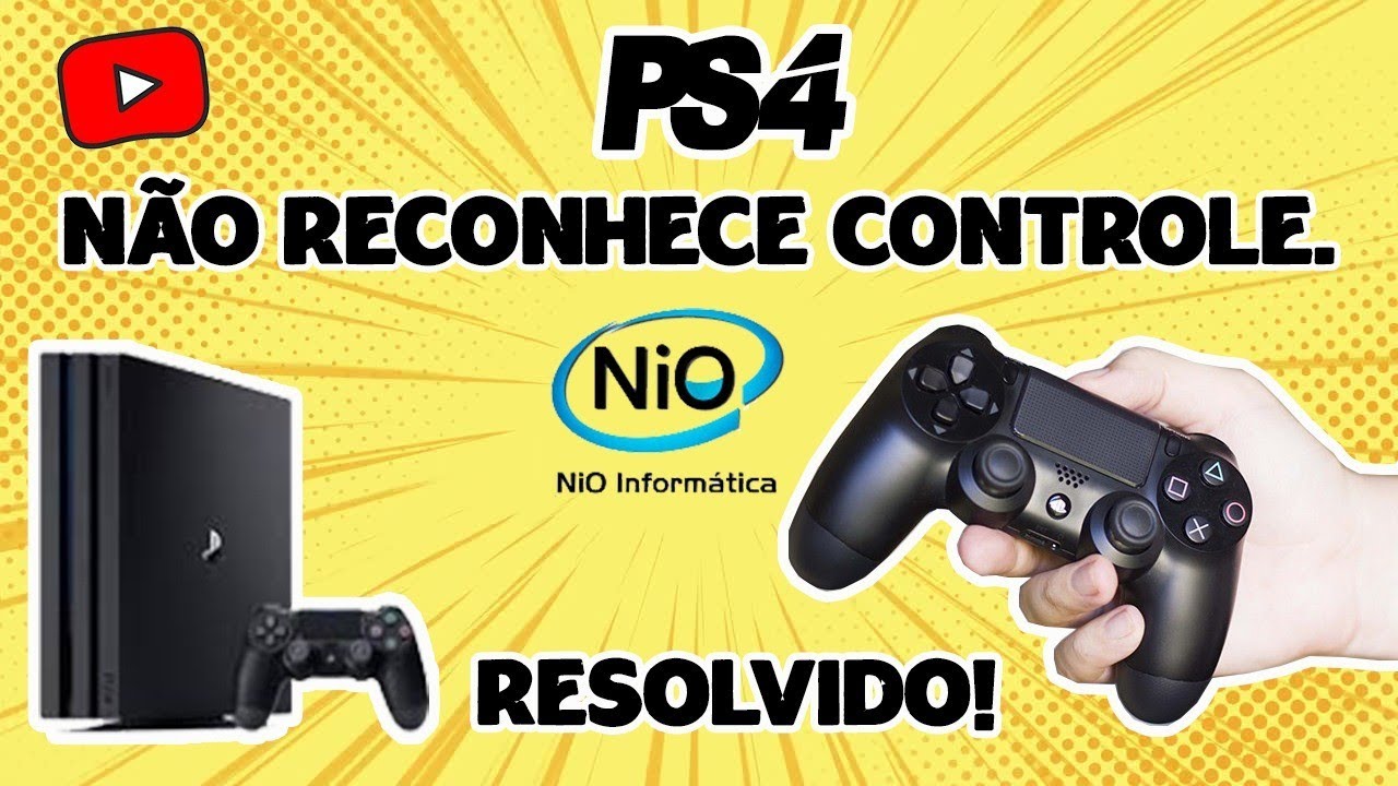 PS4 Não Reconhece controle Resolvido!