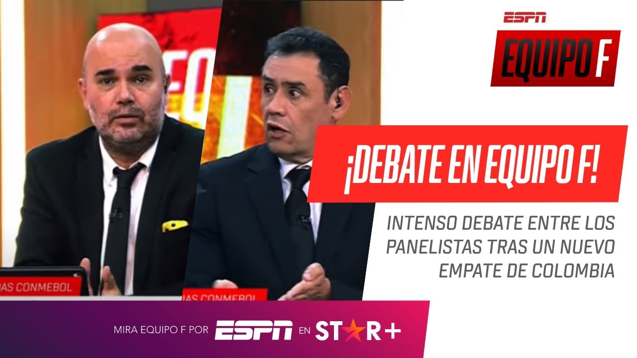&iexcl;Debate en Equipo F tras un nuevo empate de Colombia! &iquest;En qu&eacute; est&aacute; fallando #Rueda para no ganar?