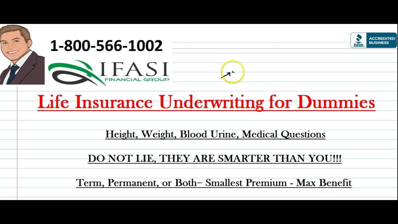 Life Insurance Underwriting - What is Life Insurance Underwriting