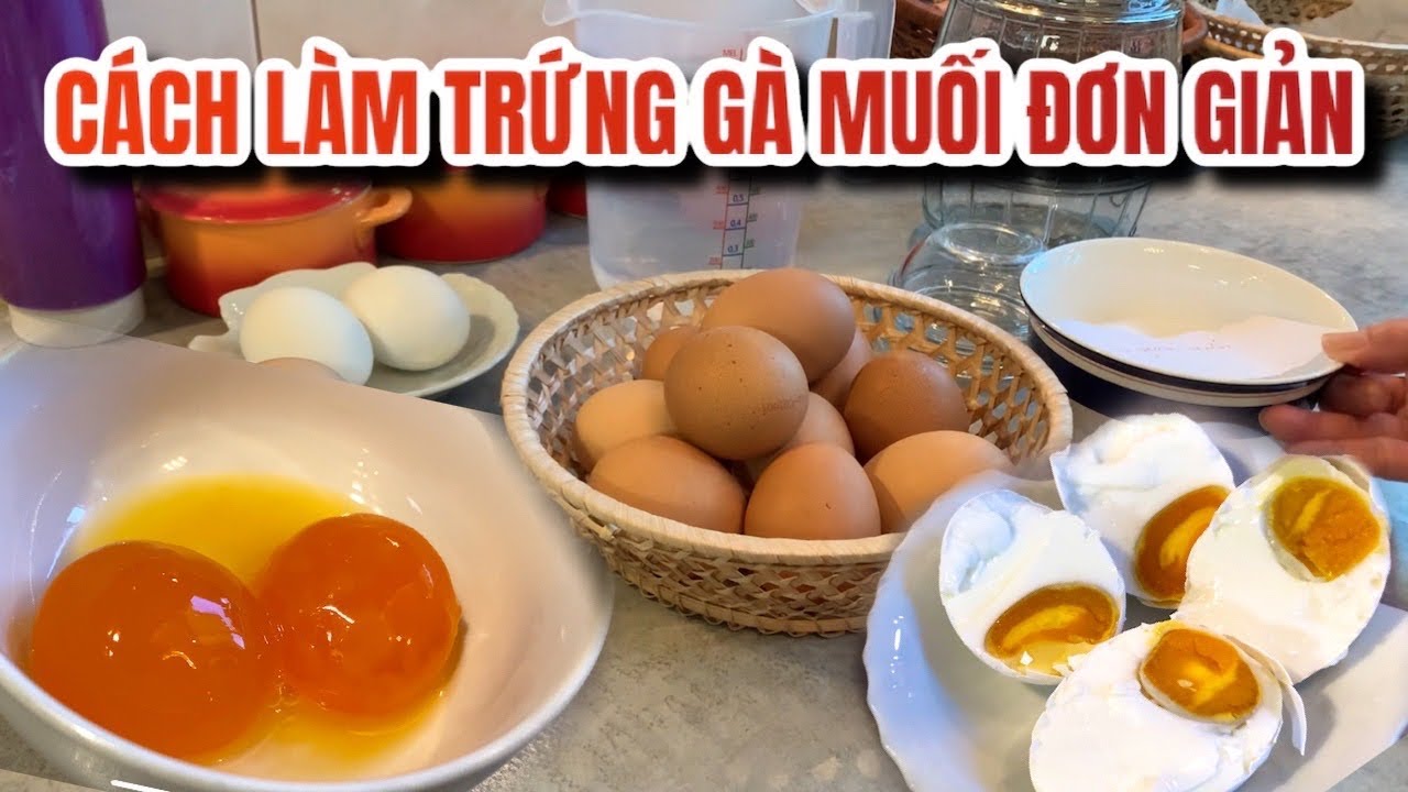 Trứng Gà muối cấp tốc, đơn giản dễ làm với Tuyền Lê Hà Lan 🇳🇱