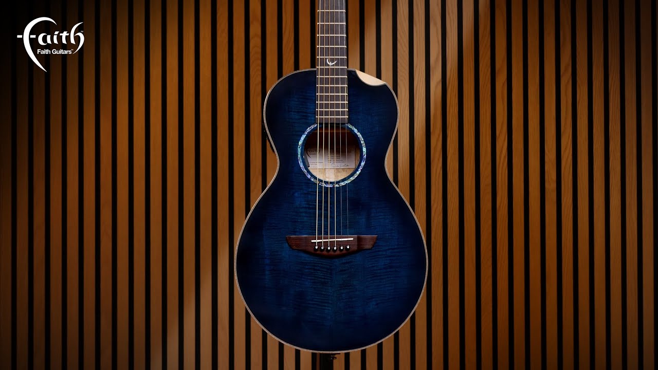 Faith Guitars | Blue Moon Mercury | Electro Scoop | FMEBLM-BNC