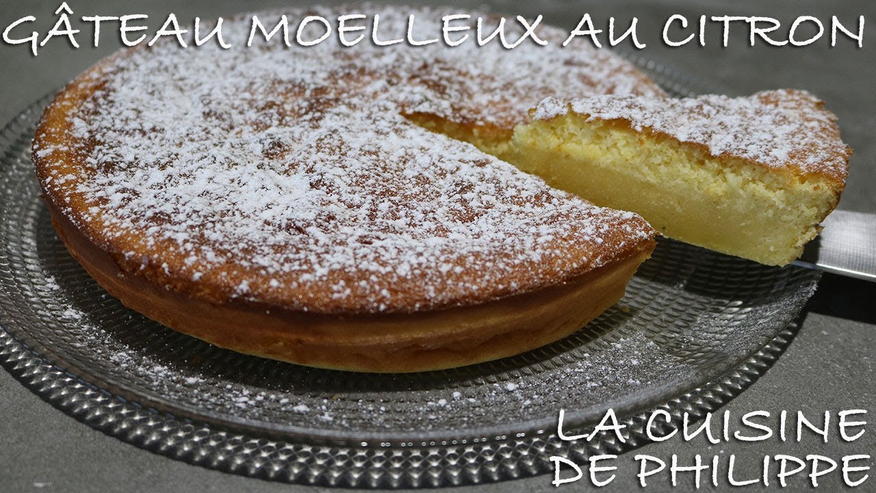 Gâteau moelleux au citron