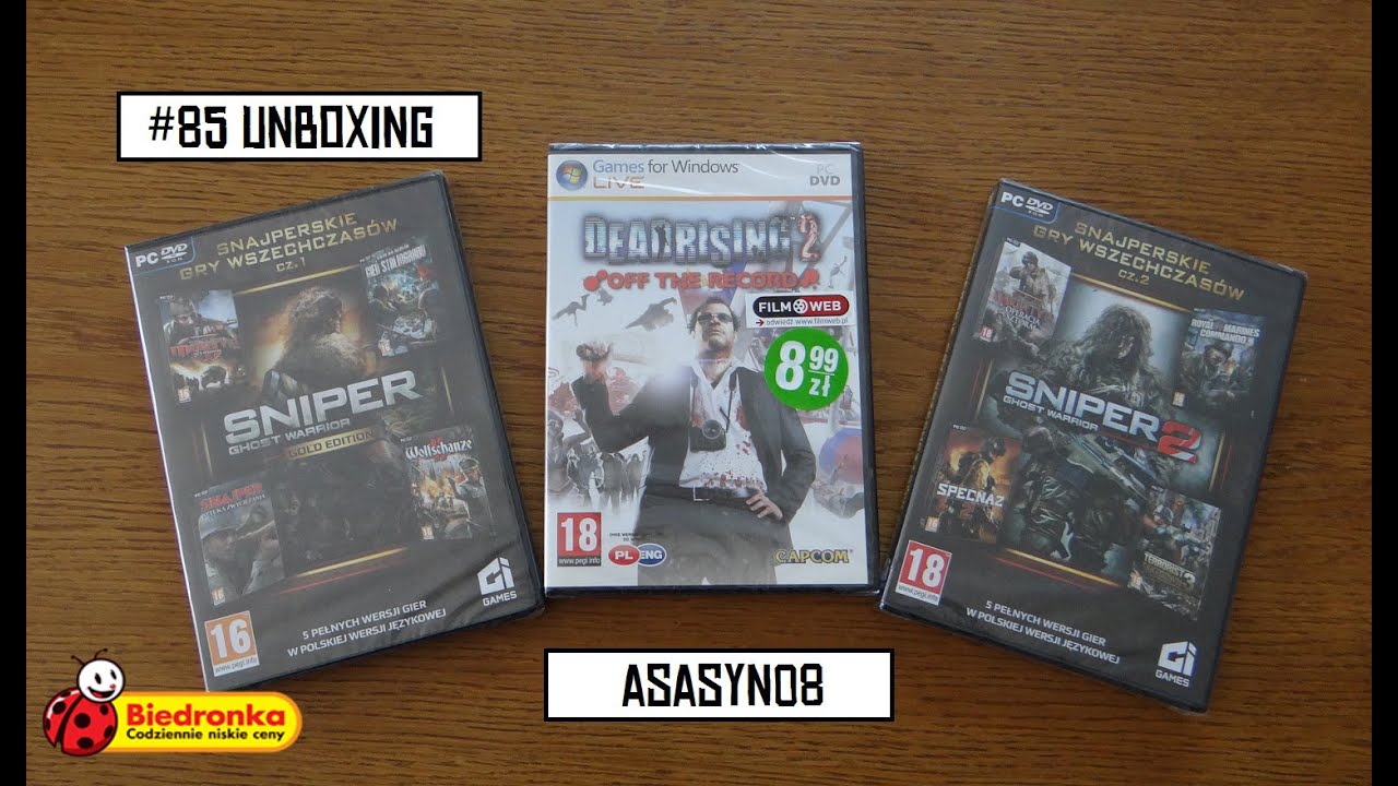#85 Unboxing: Gry z Biedronki - sierpień 2015 (2/2) [PL]