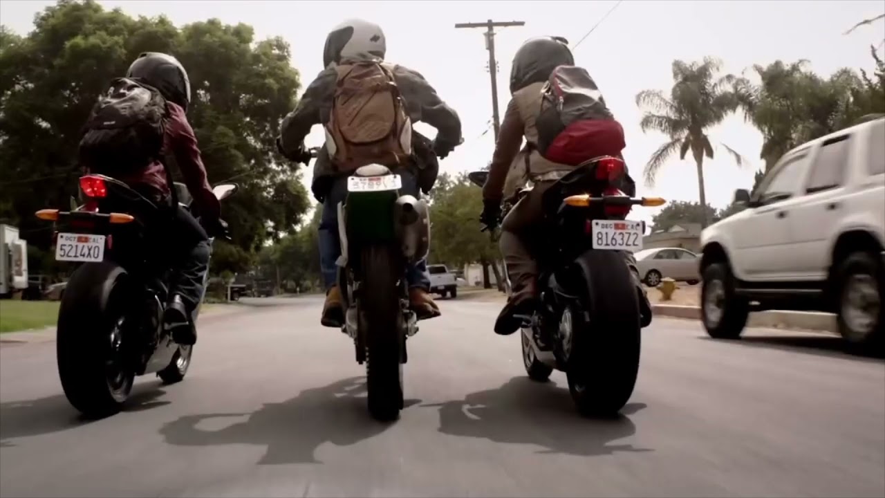 Cool teen wolf Biker scene