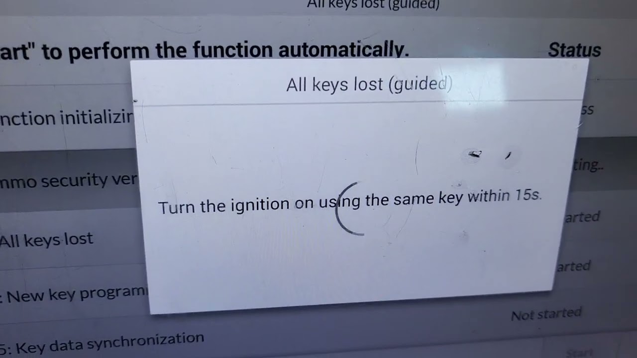 2005-2008 Honda pailot Ignition Key Fob Programming Using Autel MaximIm im608 Step By Step