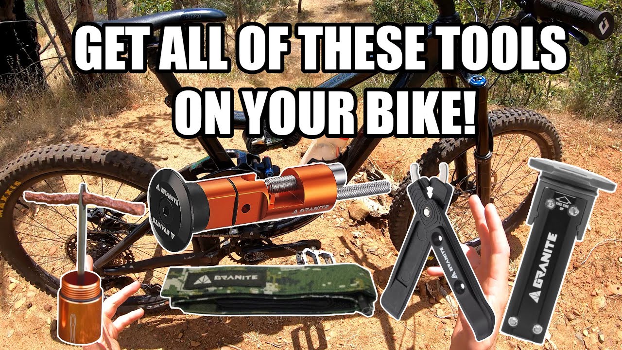 Carry All Your Tools On The Bike! Granite Design Bike Tools!