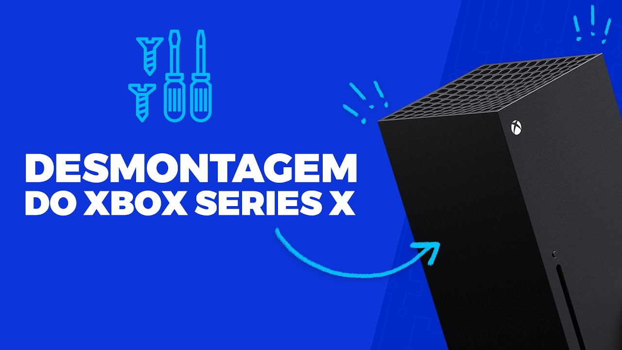 COMO DESMONTAR O XBOX SERIES X