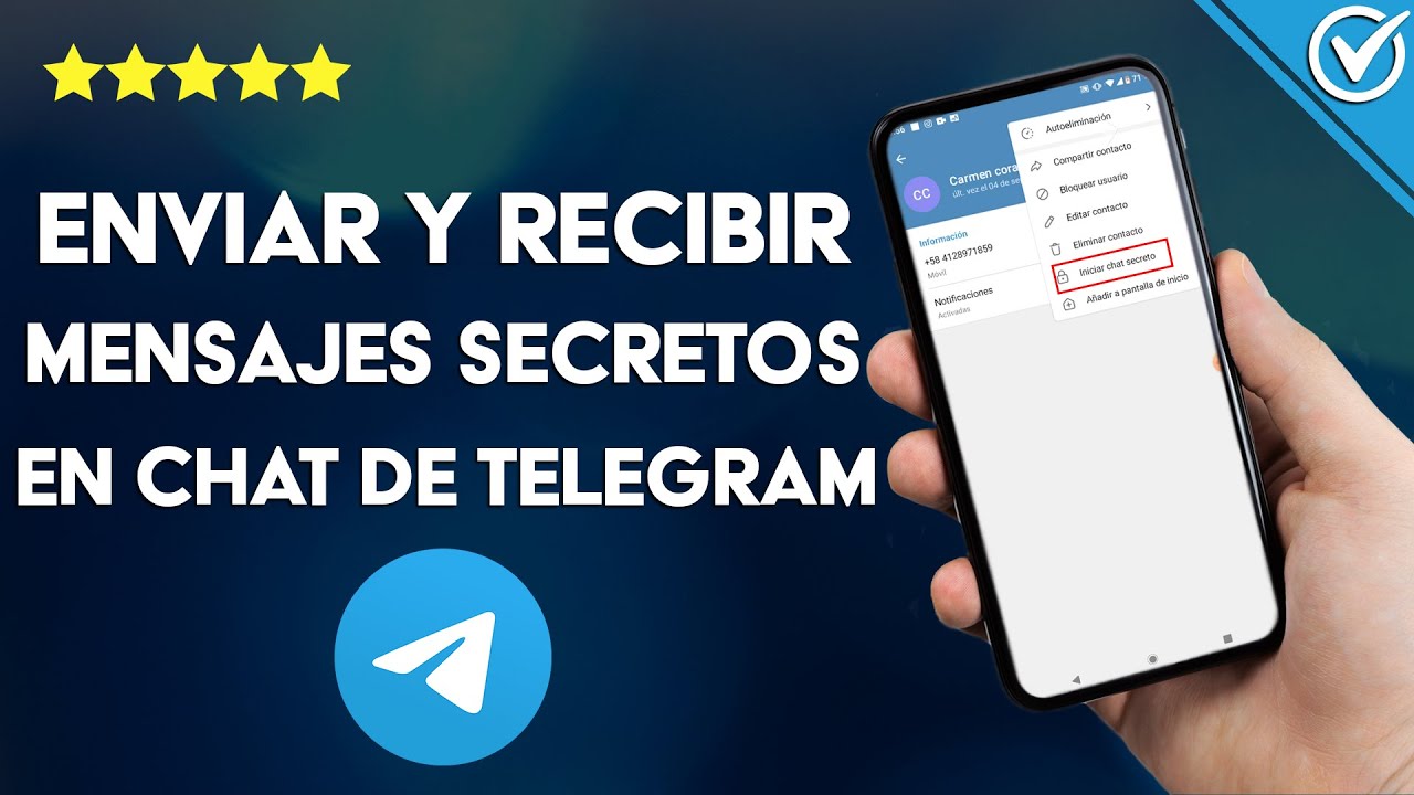Cómo enviar y recibir mensajes secretos en un chat TELEGRAM sin dejar rastro
