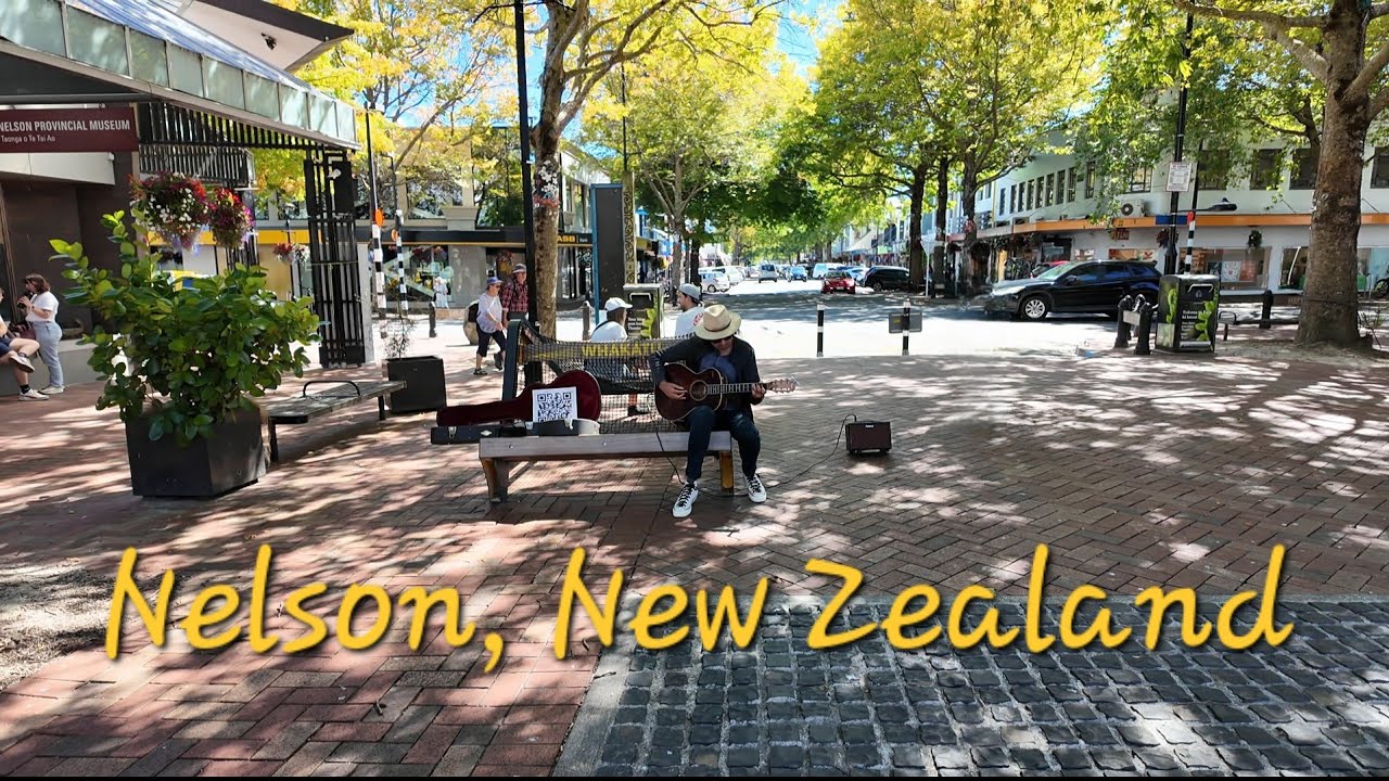 ตลาดนัดวันเสาร์ในเมืองเล็ก ๆ ที่ชื่อว่า Nelson, New Zealand