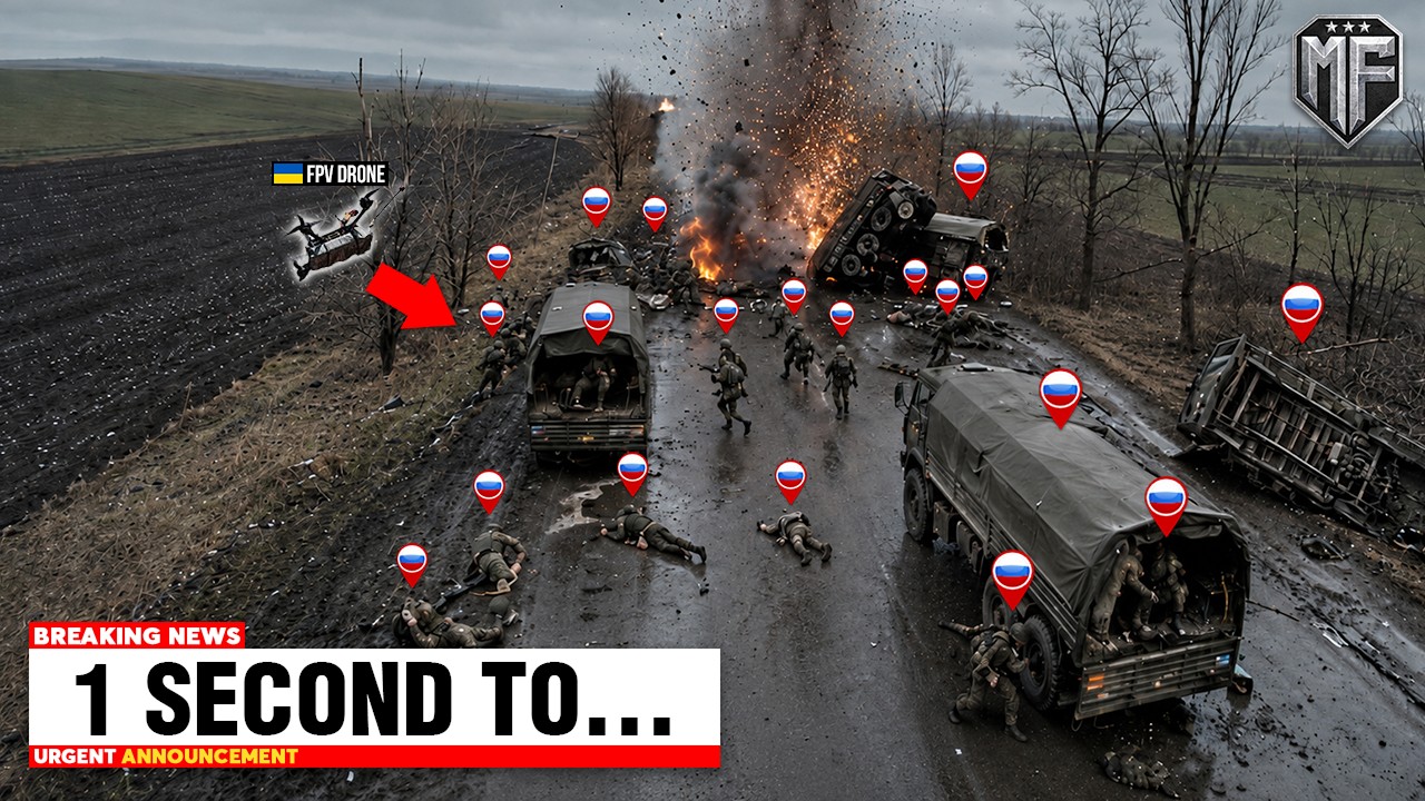 Russia's LARGEST Convoy Enter the Ukrainian Kill Zone - Then THIS Happened...