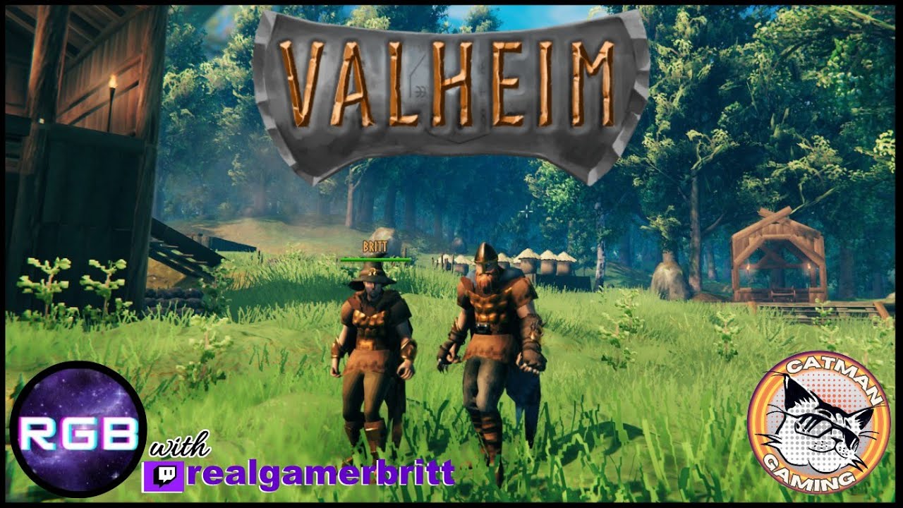 🔴Britt & I Chillin' & Playing Valheim!