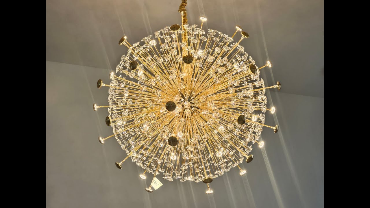 Exotic Crystal Dandelion Chandelier