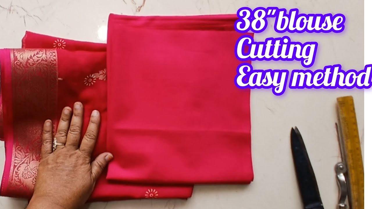 Easy method blouse cutting 38size@nammadesign