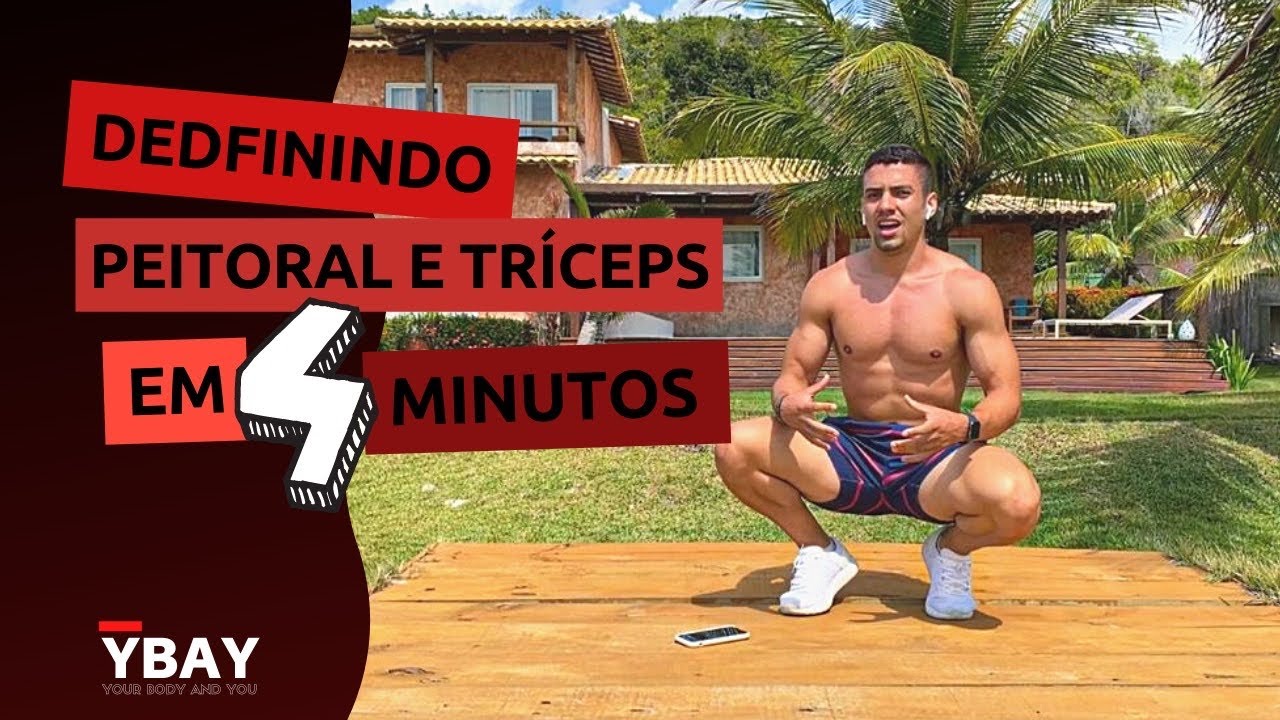 Definir peitoral e tríceps - 4 minutos