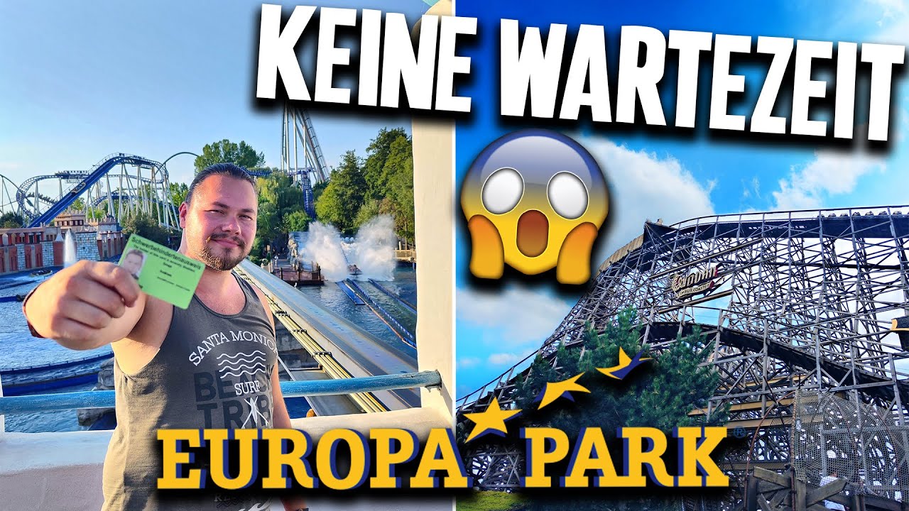 KEINE WARTEZEIT im EUROPA-PARK😲- Behindertenausweis Vorteile [Vlog] |Tipps und Tricks im Europa Park