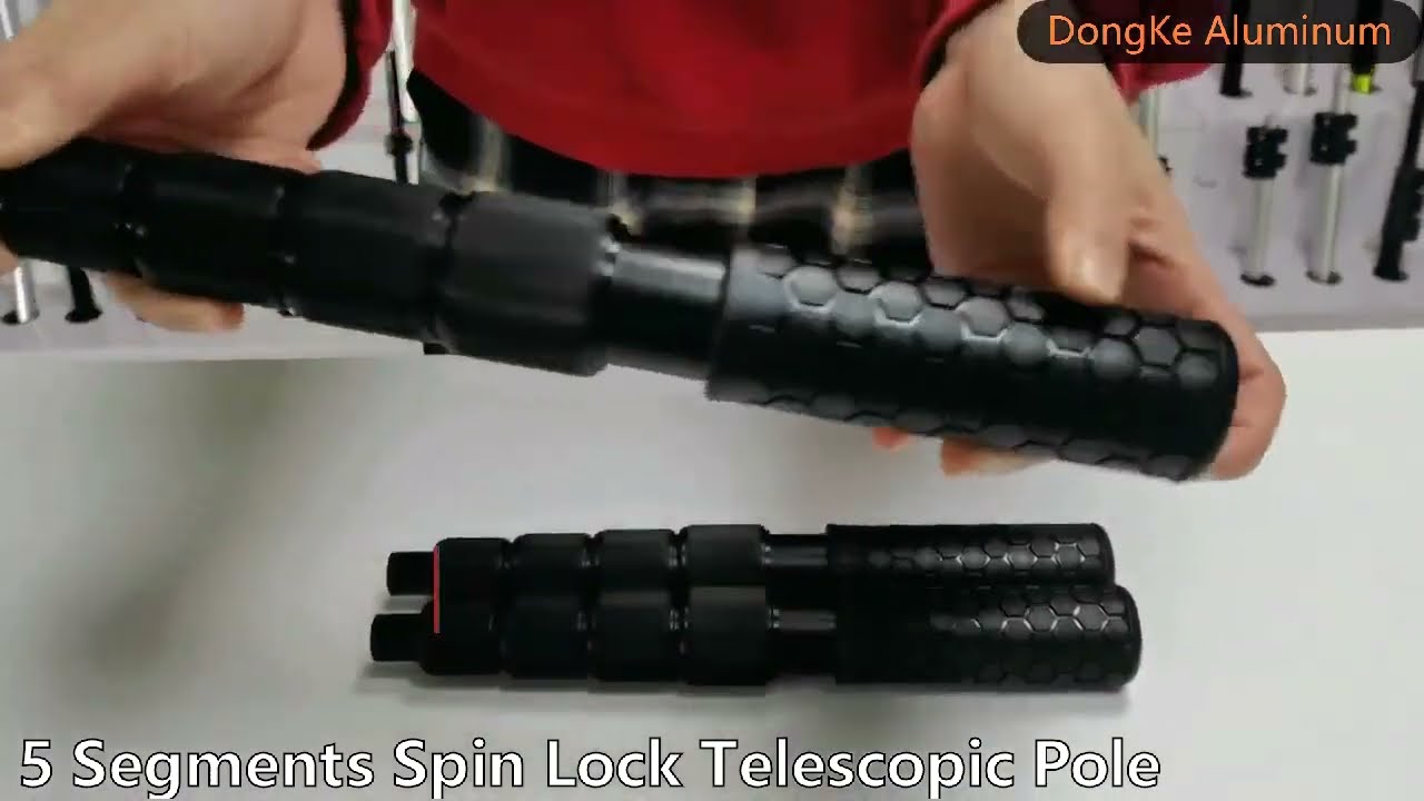 3 feet Spin Lock Aluminum Tubes Telescopic Pole Twist Lock Extended Extension Tool High Supporting