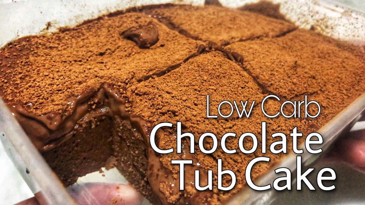 NO SUGAR ADDED NO BAKE LOW CARB CHOCOLATE TUB CAKE | Microwave Chocolate Cake | LCIF Keto Recipe 69