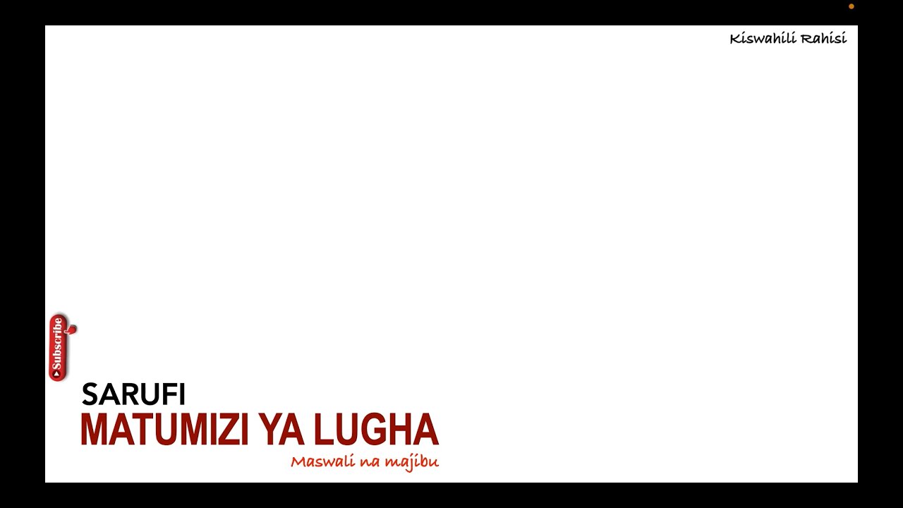 matumizi ya lugha | maswali na majibu | questions and answers | kiswahili questions and answers