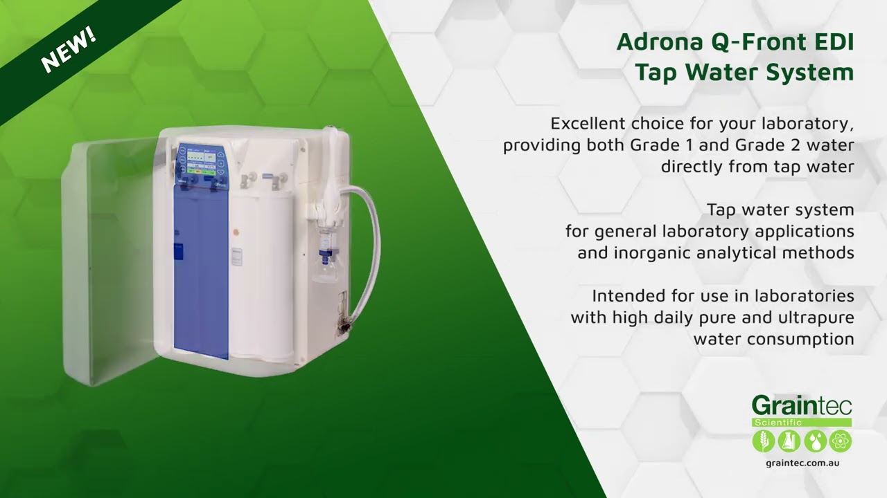 Adrona Water Purification Systems for your Laboratory Needs | Graintec Scientific