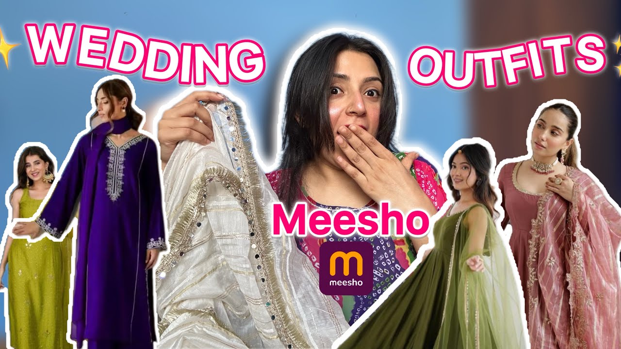 *HUGE* MEESHO HAUL!😍 Meesho wedding wear haul!💗 Try-on Haul || *Honest review* ||