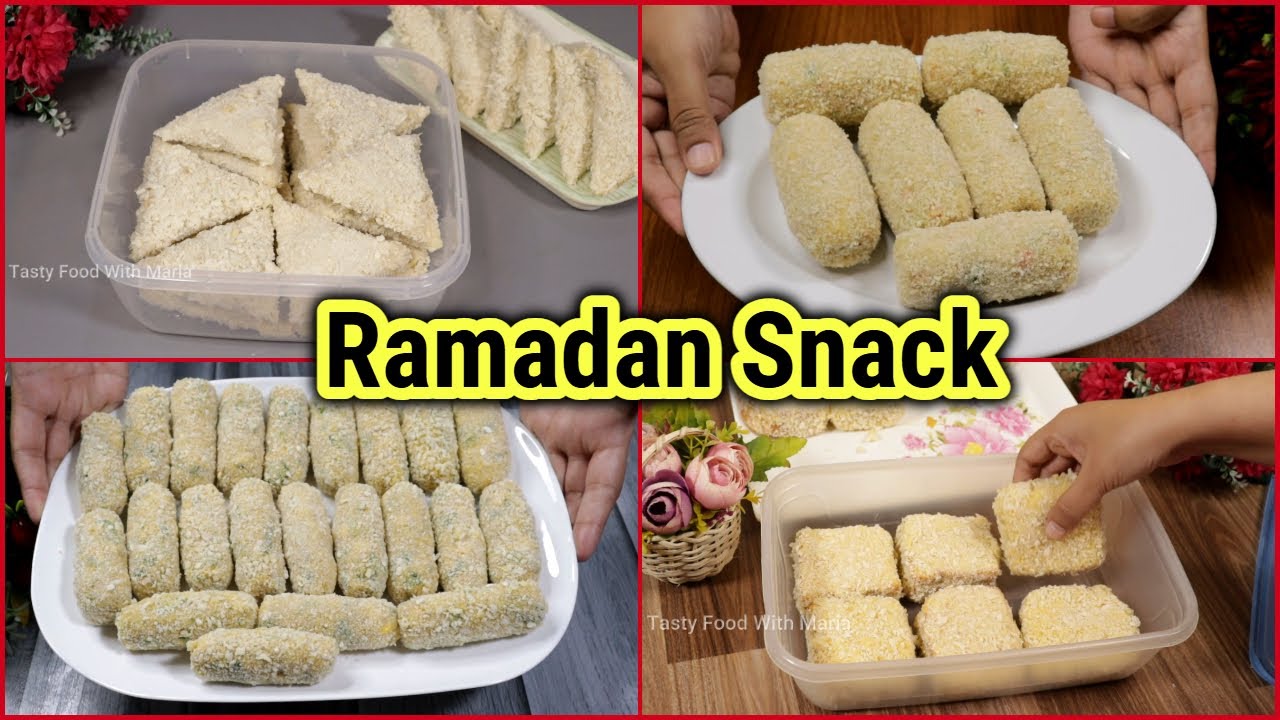 Top 4 Make and Freeze Iftar Snacks Recipes By Tasty Food With Maria | Ramadan Special