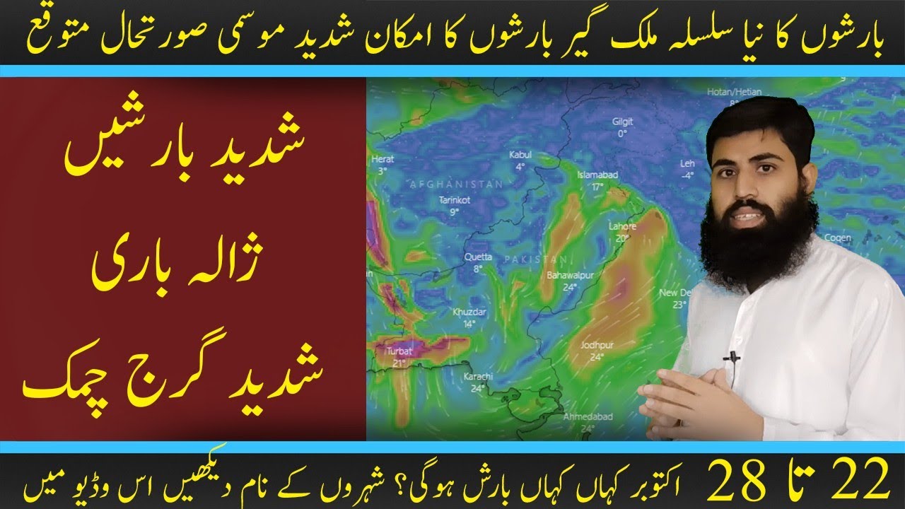 Extreme Weather Warning &brvbar; More Rains Starting In Pakistan &brvbar; Farmers Weather Alert &brvbar; Travel Weather