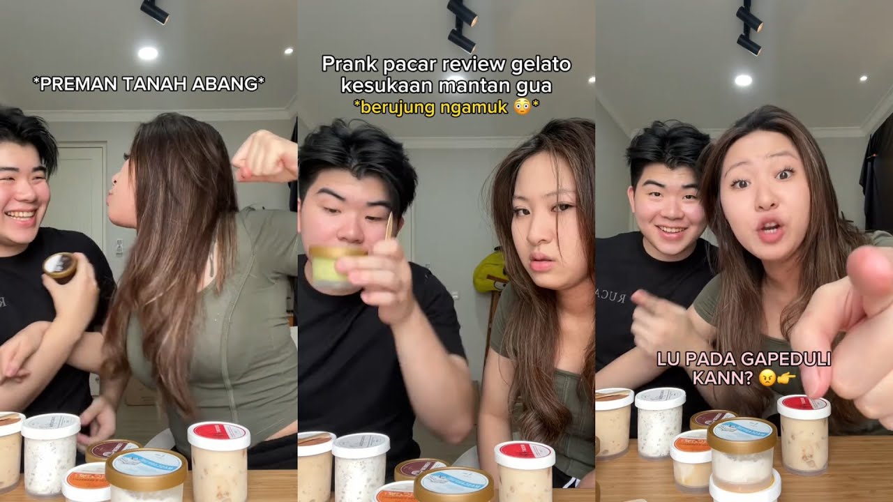 PRANK PACAR REVIEW GELATO KESUKAAN MANTAN❗