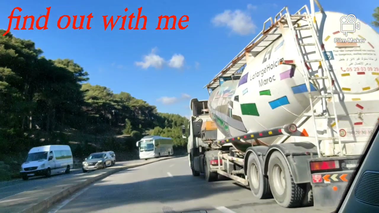 la route entre TETOUAN et Tanger