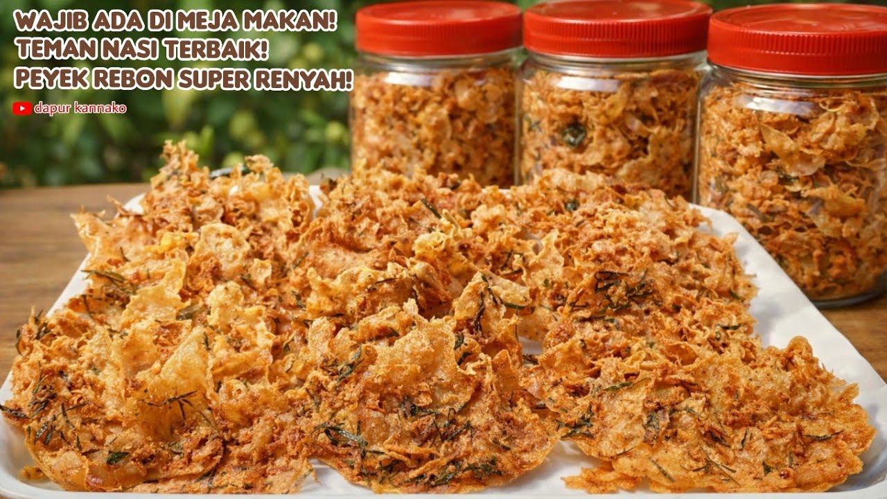 Resep Peyek Udang Rebon Kering Super Renyah,Cocok untuk Cemilan & Teman Nasi.