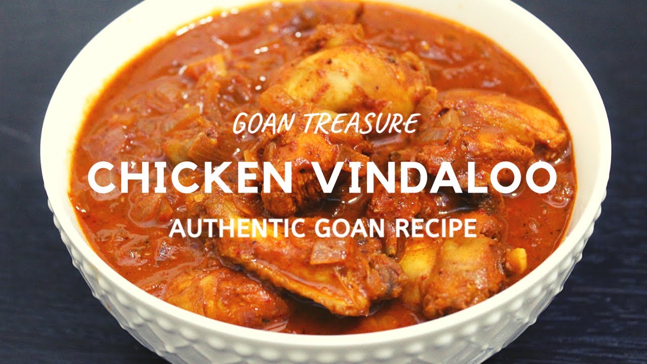 Chicken Vindaloo Recipe | Goan Vindaloo Masala Recipe | Goan Chicken Vindaloo Recipe