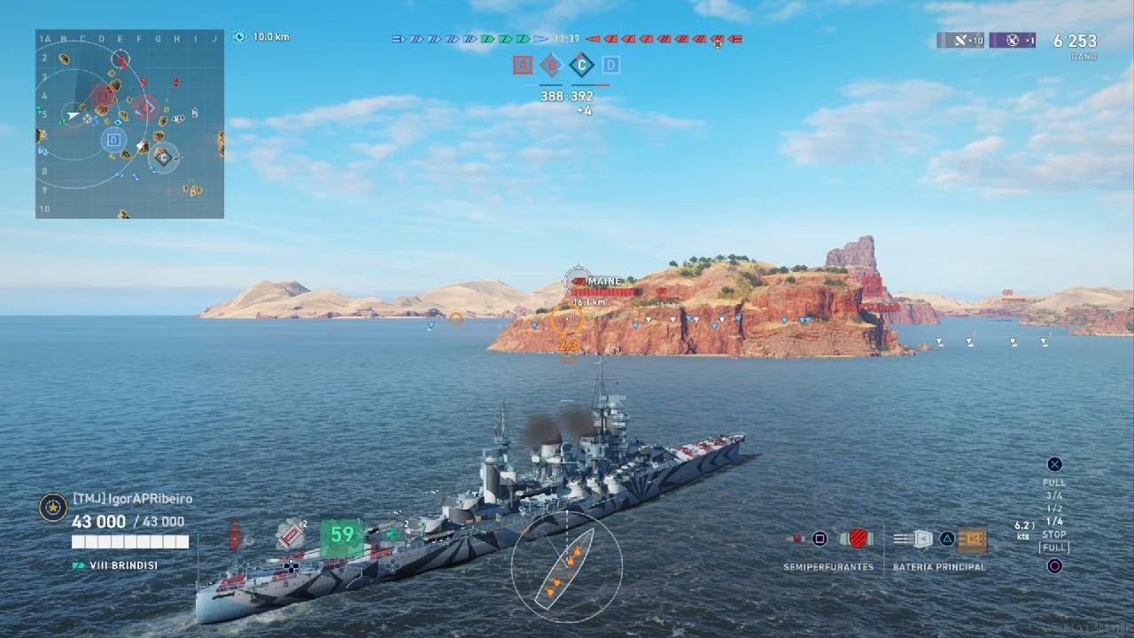 World of Warships: Legends Brindisi 145k