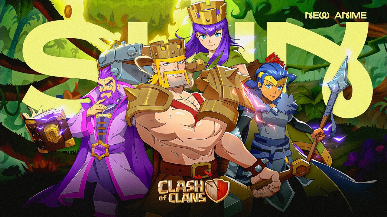 Best Anime Hero Skin is 🪄 Clash of Clans | Anime Season COC