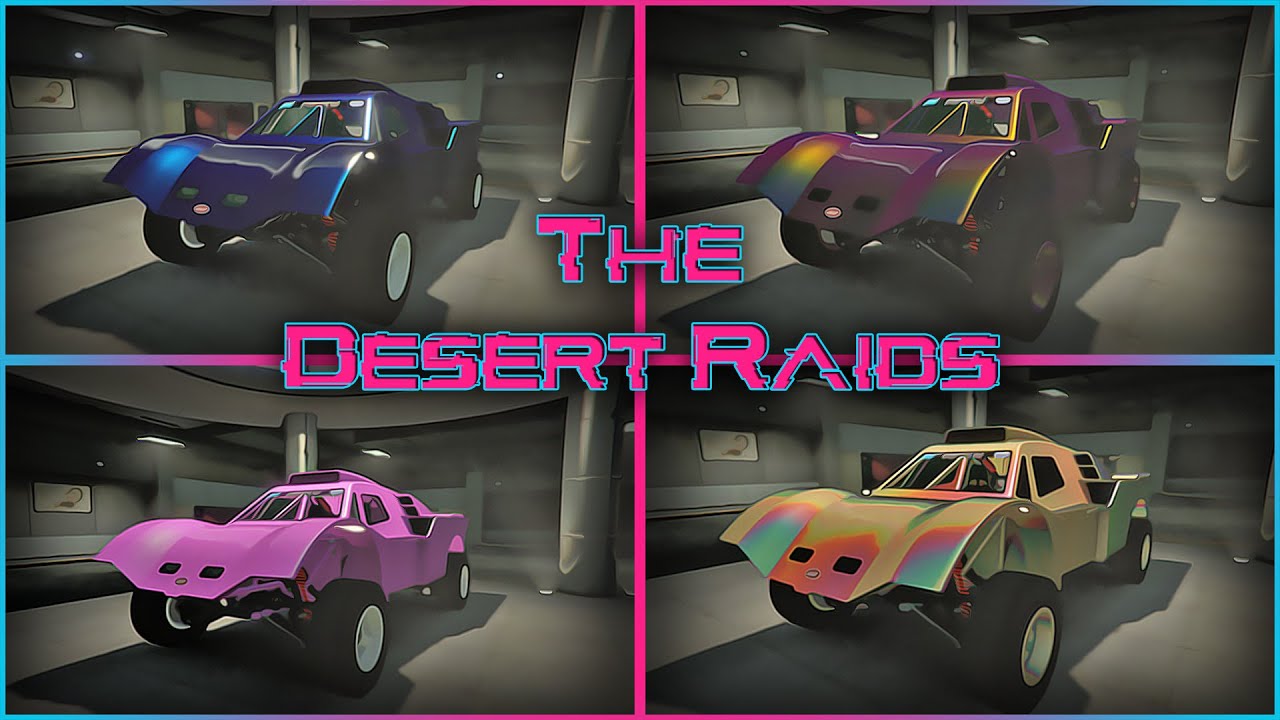 GTA5 - Desert Raid - How To Make All Variants Using Car to Car Merge (Special Variant Merges)